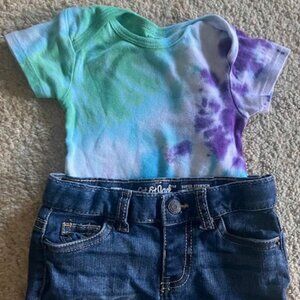 Girls 18 Month Jeans Shorts outfit